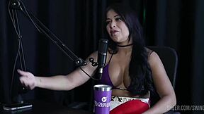 fabricio nunes and bruna a surfistinha swing with tifany rocha in sheer red lingerie orgy - part 3