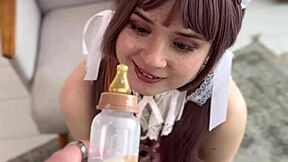 Nerdy Petite Cosplayer's Secret Diaper Desire Revealed