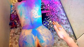 our horny shower sex in athens explodes with tight pussy grips and monster cock thrusts