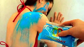 our horny shower sex in athens explodes with tight pussy grips and monster cock thrusts