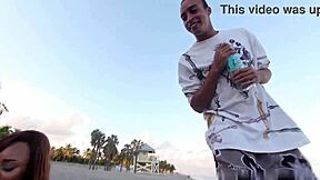 Ever seen a sexy ebony babe deepthroat monster cock in public bathroom stall?