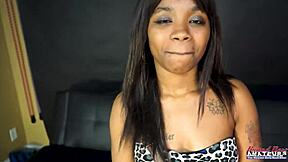 Evelyn Rims Throbbing Black Cock Deep Before Doggystyle Pussy Pounding And Facial Cumshot