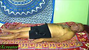 sexy maid unleashes erotic hardcore on old rich man