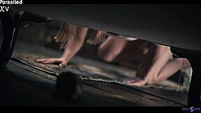 Lesbian parasites mind fuck squirting girls to extreme orgasms