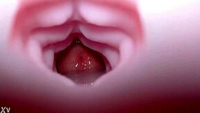 Quickie fleshlight creampie fills emelie's bad dragon monster toy close up