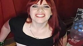 i ride and burst balloons with my fat ass in looner play