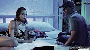 god i need my nerd stepbro's big cock deep in my shaved pussy now