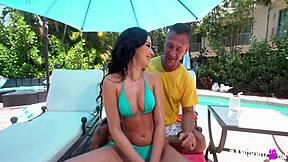 teen goes crazy riding father-in-law's cock in wild reality fuck