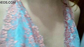 Woman Gets Ready For Live Stream Show