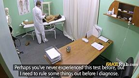 Doctor's tongue revives pussy pulse and nipples