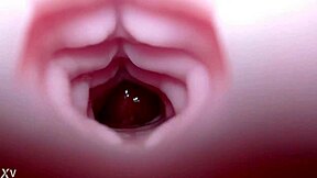 Quickie fleshlight creampie fills emelie's bad dragon monster toy close up