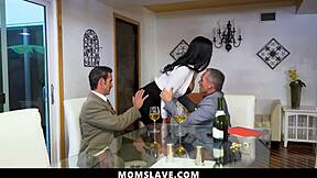 Milf Secretary Bent Over And Used By Bosses In Hardcore Doggystyle Threesome