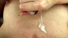 cum blasting stepsis tits after hot handjob