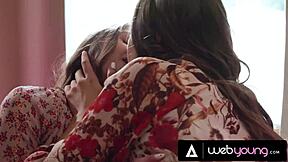 Gizelle Blanco and Penelope Kay's Fierce Church Lesbian Pounding!