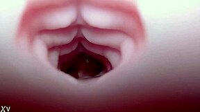 Quickie fleshlight creampie fills emelie's bad dragon monster toy close up