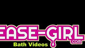 New brunette teen's perfect body tempts daddy on sofa—will she swallow after casting massage interview?