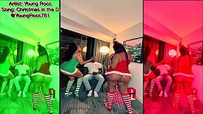 Beautiful BBW Ebony Queens Worship Don Sudan's Monster Cock With Cumshots