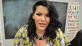 angelina castro teases her big cuban feet clit and natural tits sensually