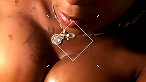 Oiled Big Black Cock Titty Fuck Rhythm