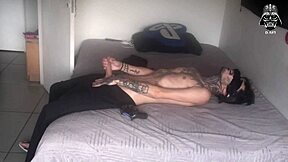 i caught him sniffing my gym clothes on hidden cam after workout