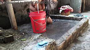 Indian Bhabhi Biggest Boobs Wet Pussy Outdoor Show