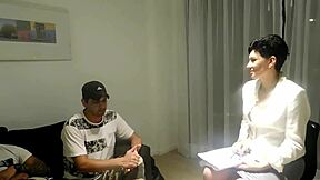 Nympho psychologist wife plans group therapy. Tricks husbands into patient orgy fuckfest