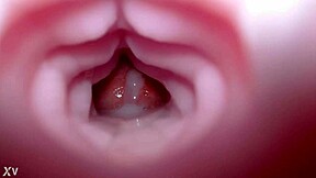 Quickie fleshlight creampie fills emelie's bad dragon monster toy close up