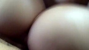 What happens when thick cocoa-skinned african doll's phat ass cheeks drown in my massive cumshot milk?