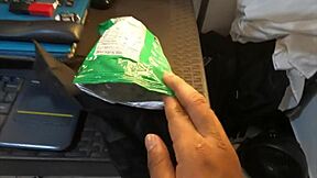 ebony slut's sloppy deepthroat interrupted by stepdaughter spotting her bbc whore ways with jhodez1