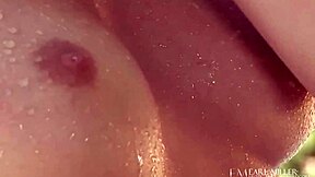 Hey, Capri Anderson's ripping clothes in garden, fingering big clit pussy to dripping orgasm outdoors.