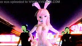 big tits ass babes hatsune miku megurine luka shake cum dancing hard?!