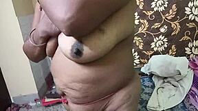 mature indian aunty spreads fat ass pussy lips anus and squirts