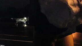 hey, check out this guy waddling outside in his super thick diaper