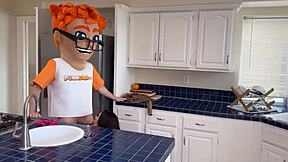 Athletic Petite Sage Hunter Rides Drills Monster Cock Cowgirl Doggystyle Creampie Tattoo Shaved