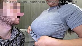 asian milf rides monster cock cowgirl lactating tits cumshot handjob