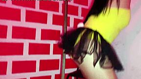 Can You Believe This Sexy Latina Nightclub Dancer Fucks Gringo Visitor Standing Hard?!