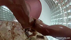 yo christy mack let's get nude shower fun backstage pussy play