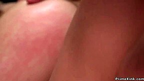 busty producer takes rough anal bdsm choke