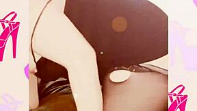 flashing my pierced milf pussy crotchless pantyhose legs music video