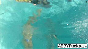 abigail mac and romi dive into secret backstage underwater pussy play