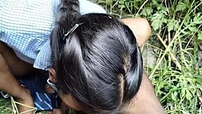 What if your hot indian college girlfriend begged for jungle doggystyle pounding?