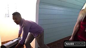 Santa Hat White Girl's Dump Truck Ass Pounded Hard