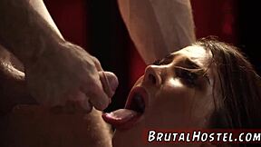 omg my small tits get so rough as this excited teen tourist gets dominated