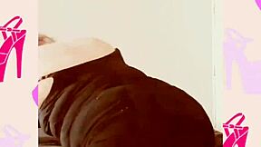 flashing my pierced milf pussy crotchless pantyhose legs music video