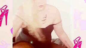 flashing my pierced milf pussy crotchless pantyhose legs music video