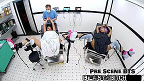 step-sister watches angel santana take a creampie in hospital bed