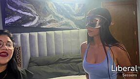 sarah the skinny tattooed 19yo latina unicorn makes her swinging debut in interview
