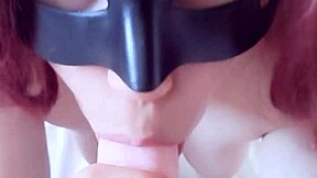 hey your hot redhead arty works feet and mouth on dick till cum covers her pretty face pov