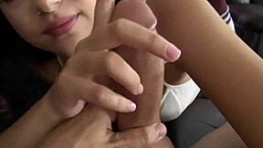 wanna see this petite teen piss her short shorts on her annoying stepbro?