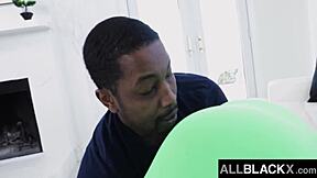 EBONY BABE AMARI ANNE RIDES THAT MONSTER BLACK COCK DEEP IN HER TIGHT PUSSY